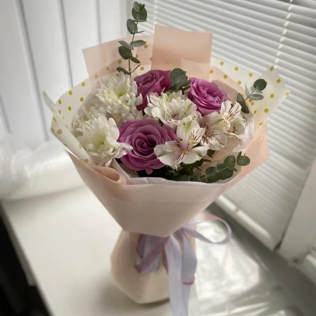 Букет цветов "Безмятежный"